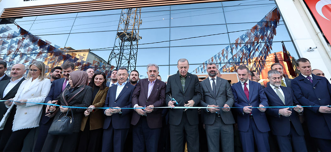 Cumhurbaşkanı Erdoğan, Mardin İl Başkanlığının yeni binasının açılışını yaptı